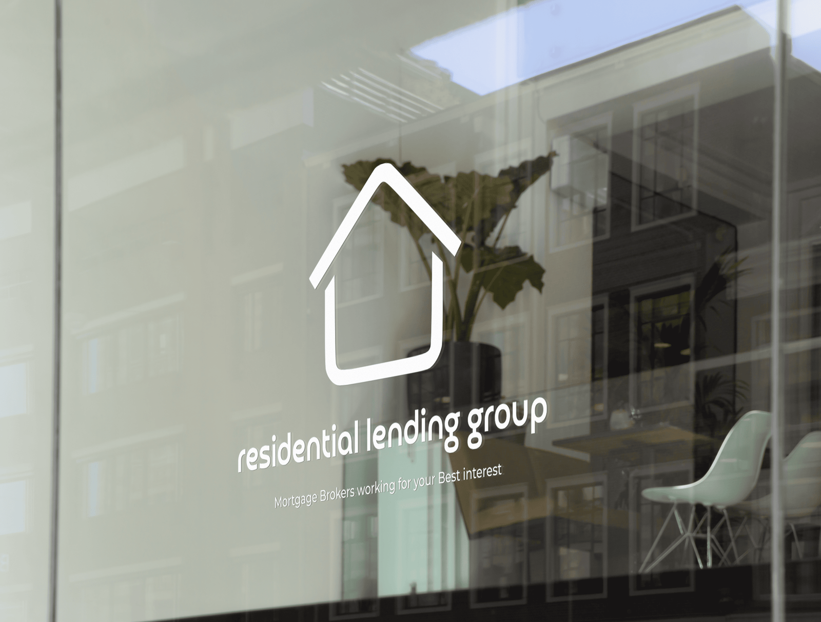 ResiLend logo mockup