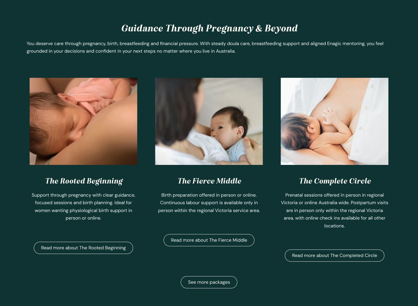 maggi gray website services section